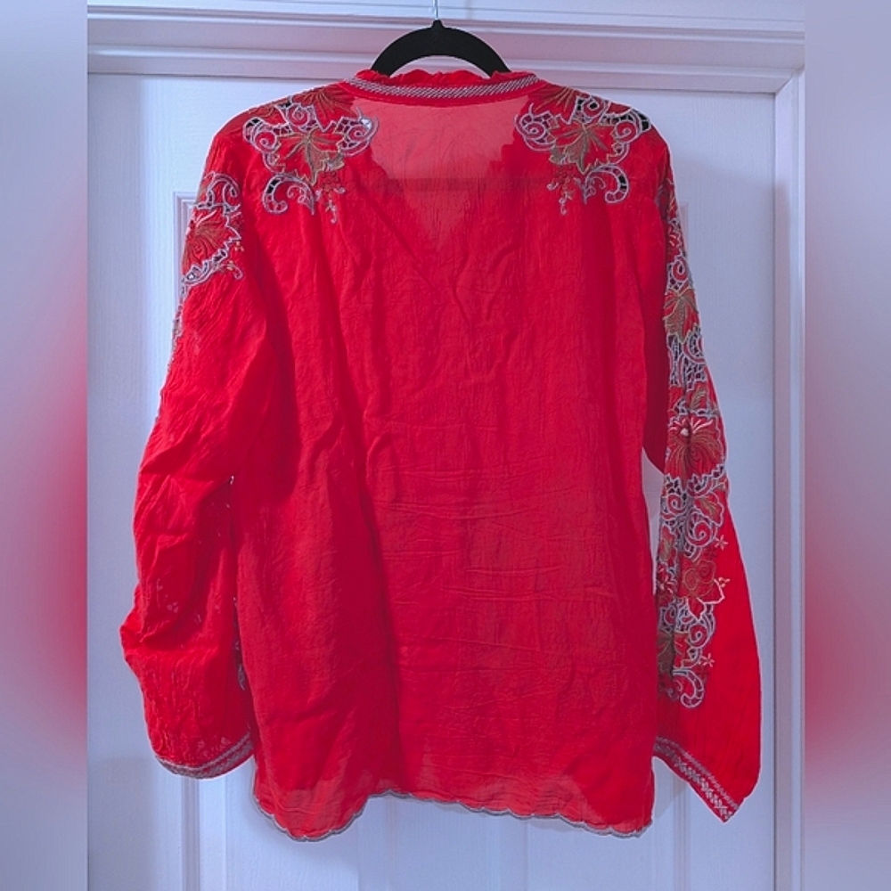Johnny Was Ruelle Blouse - Picture 2 of 3